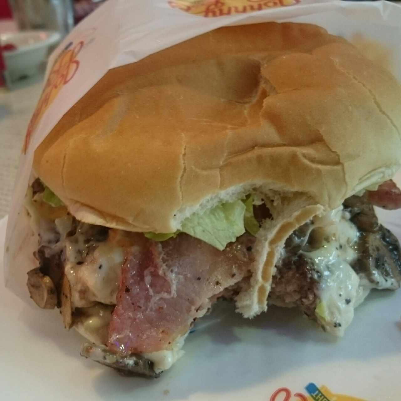 Irish pub burger