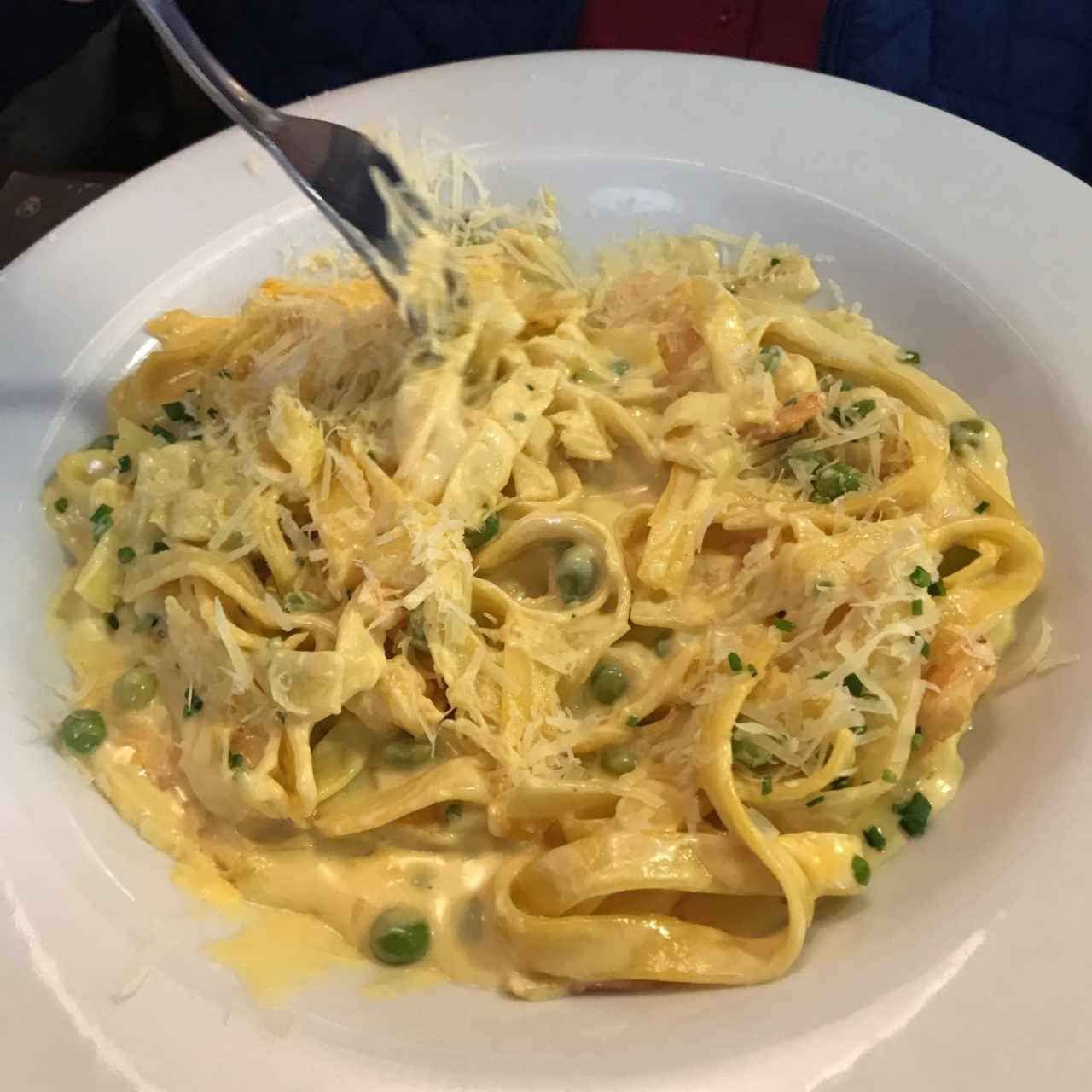 Tagliatelle de camaron