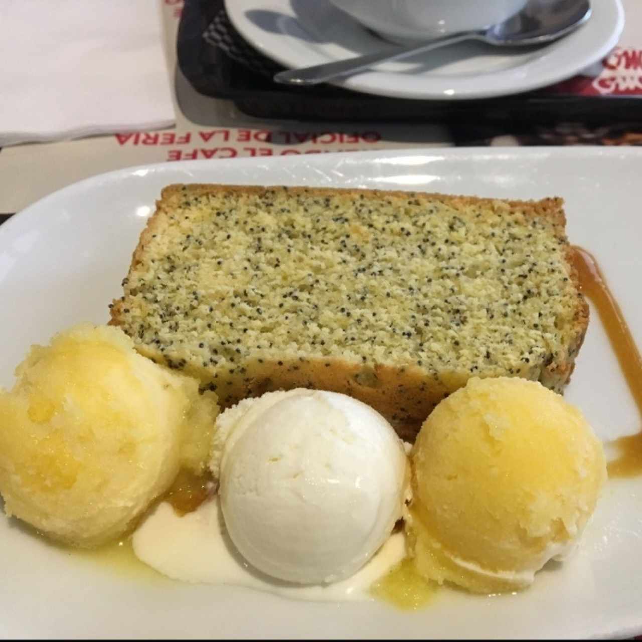 Torta Amapola Helado Maracuya