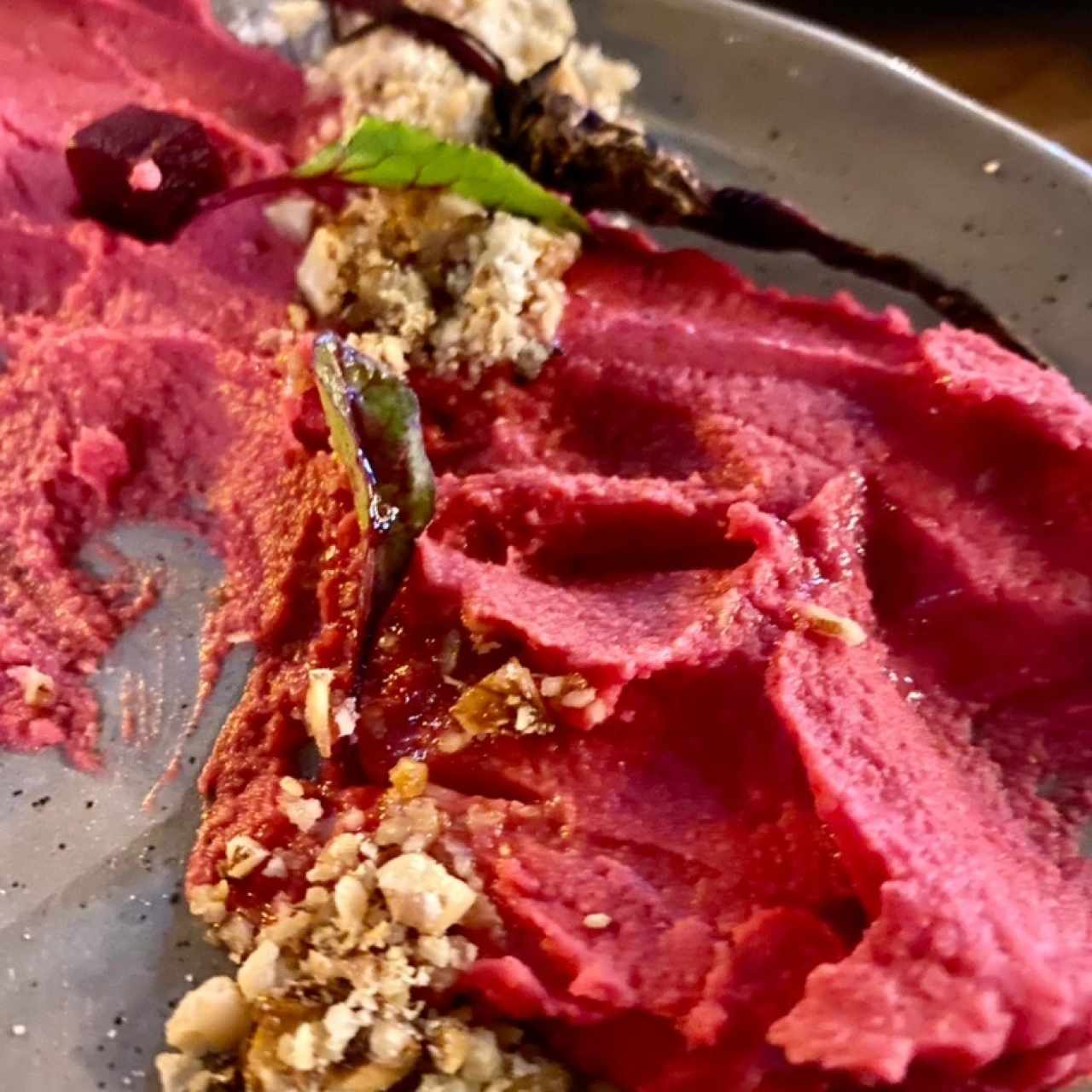 Hummus de remolacha