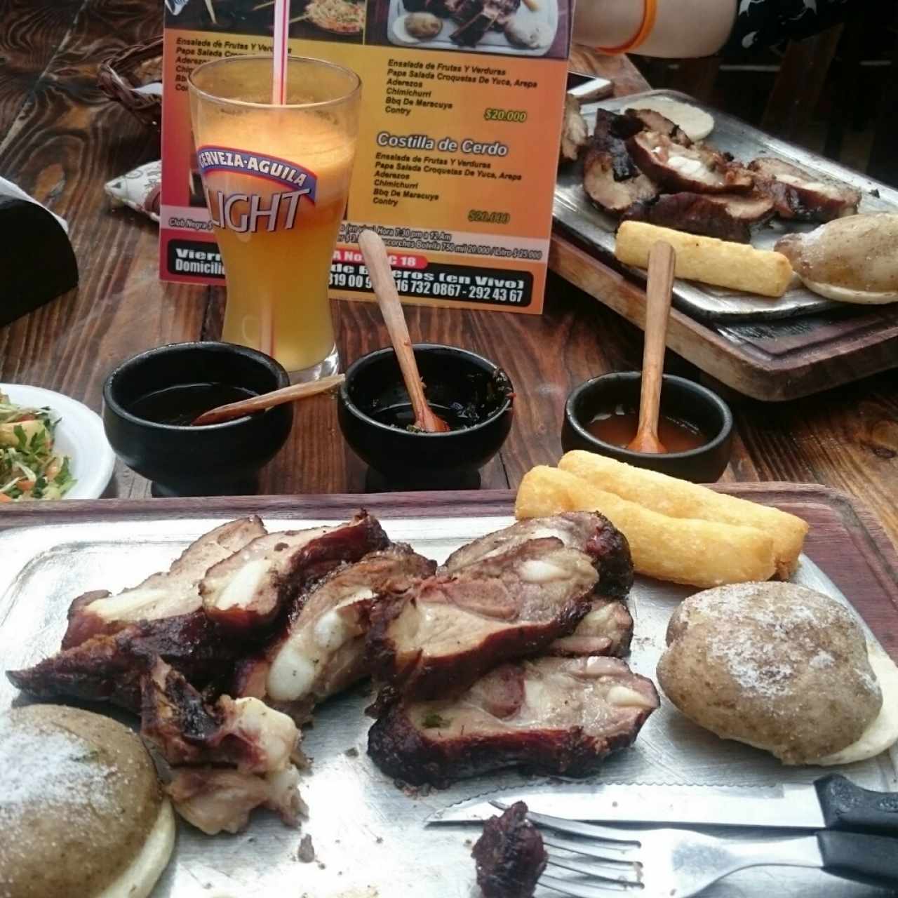 Costillas de Bufalo Ahumadas