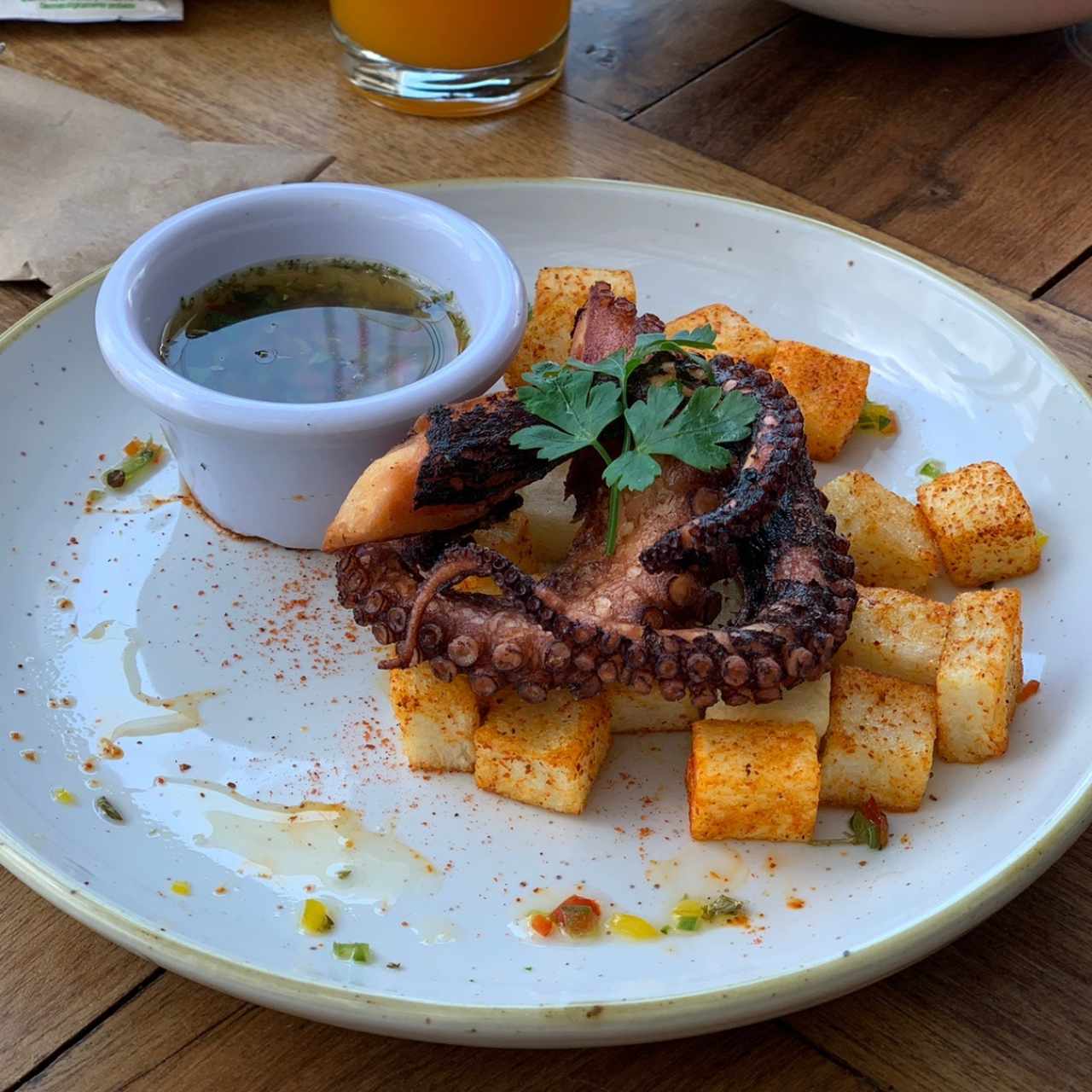 pulpo crocante
