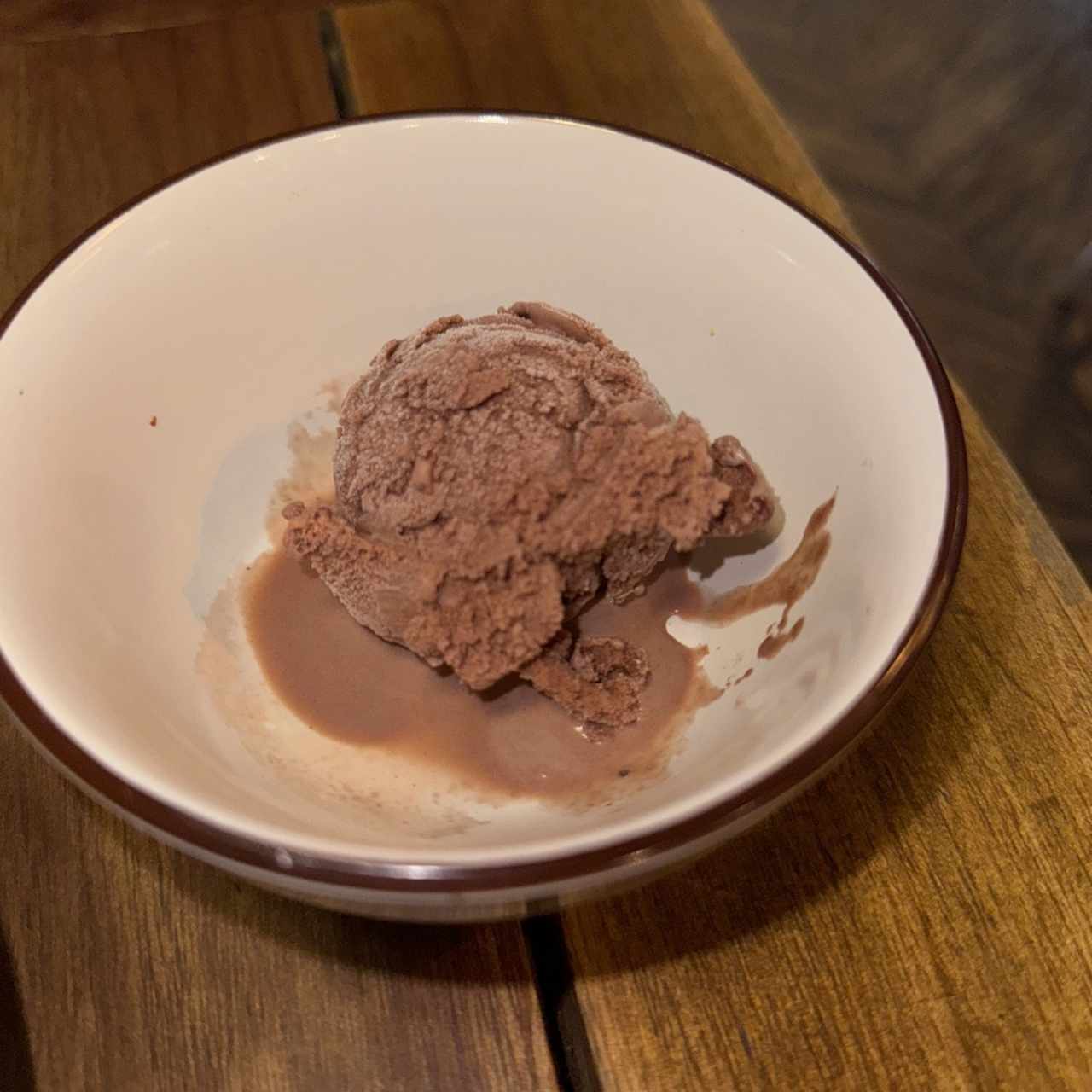 Helado de chcolate 