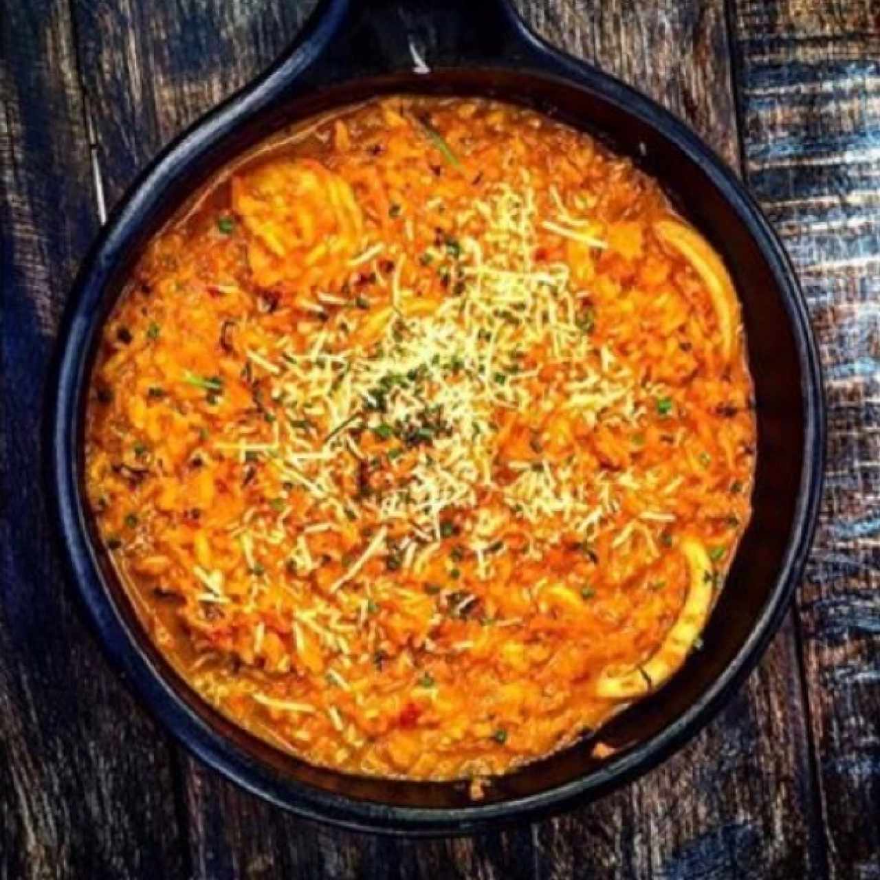 Arroz cremoso de Cangrejo y Camarones