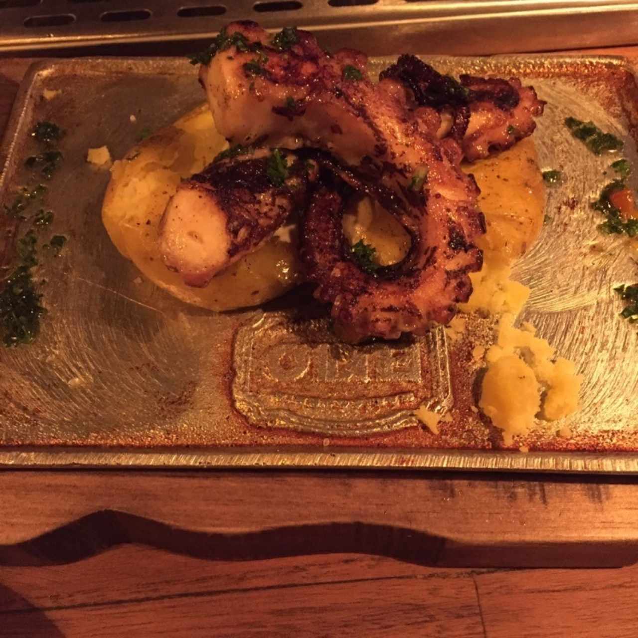 pulpo a la parrilla