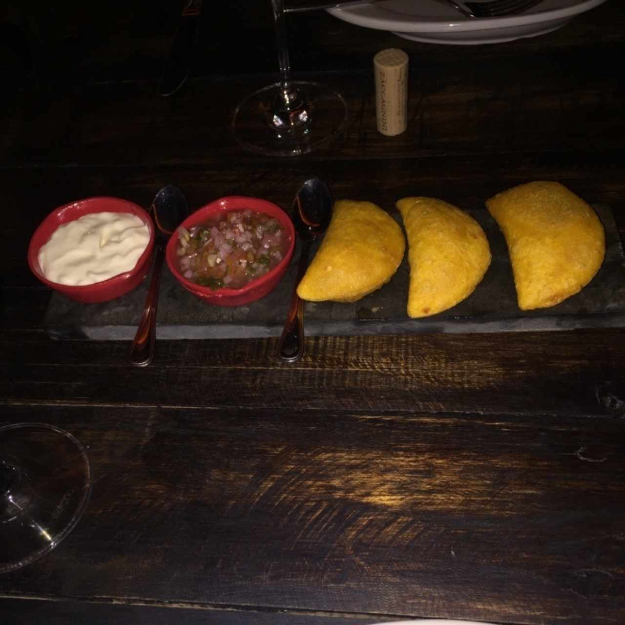 empanadas de camarón