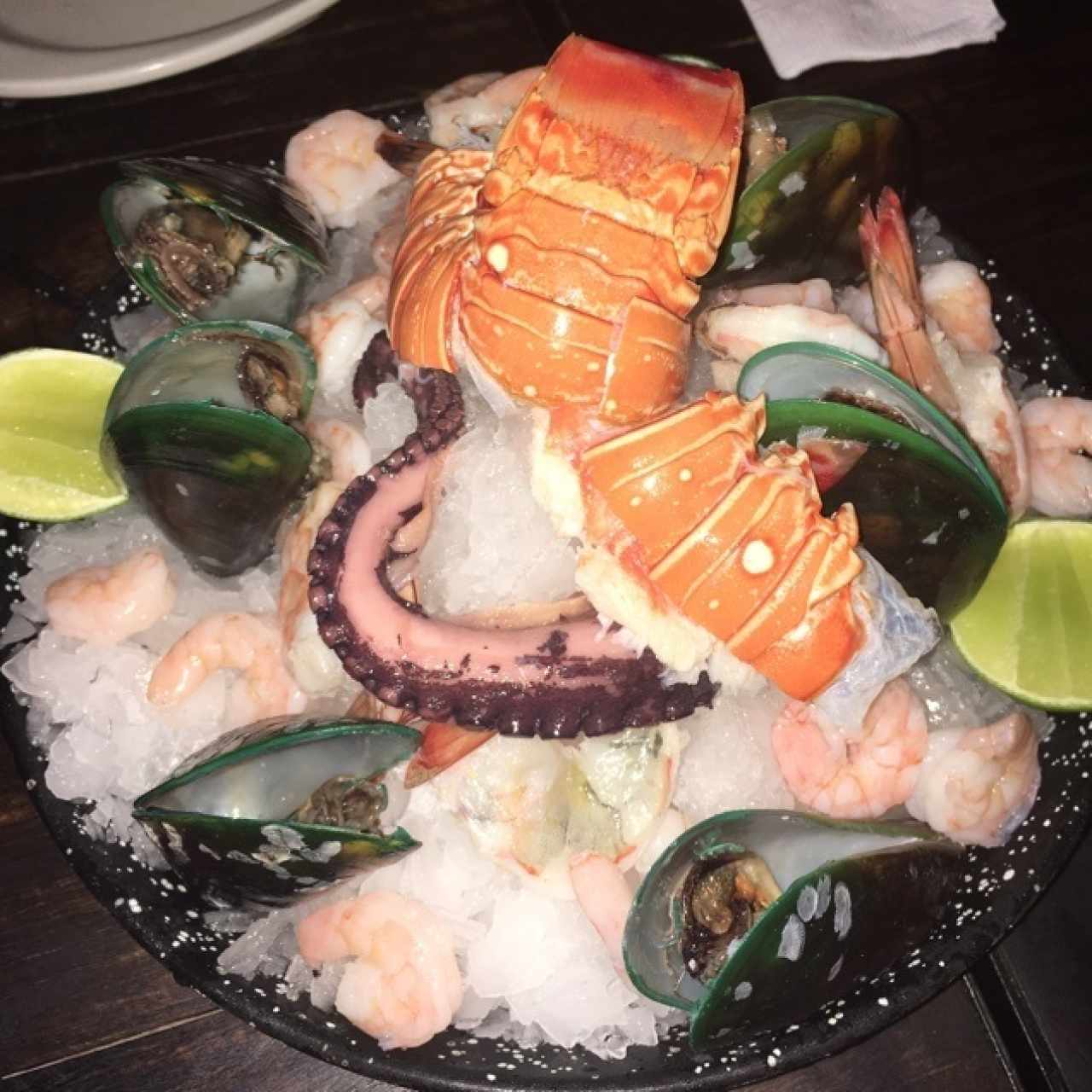 crudo de mariscos