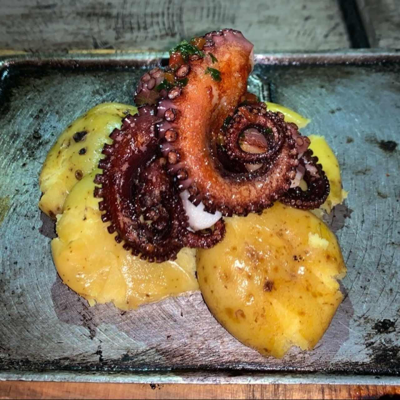 Pulpo a la parrilla 