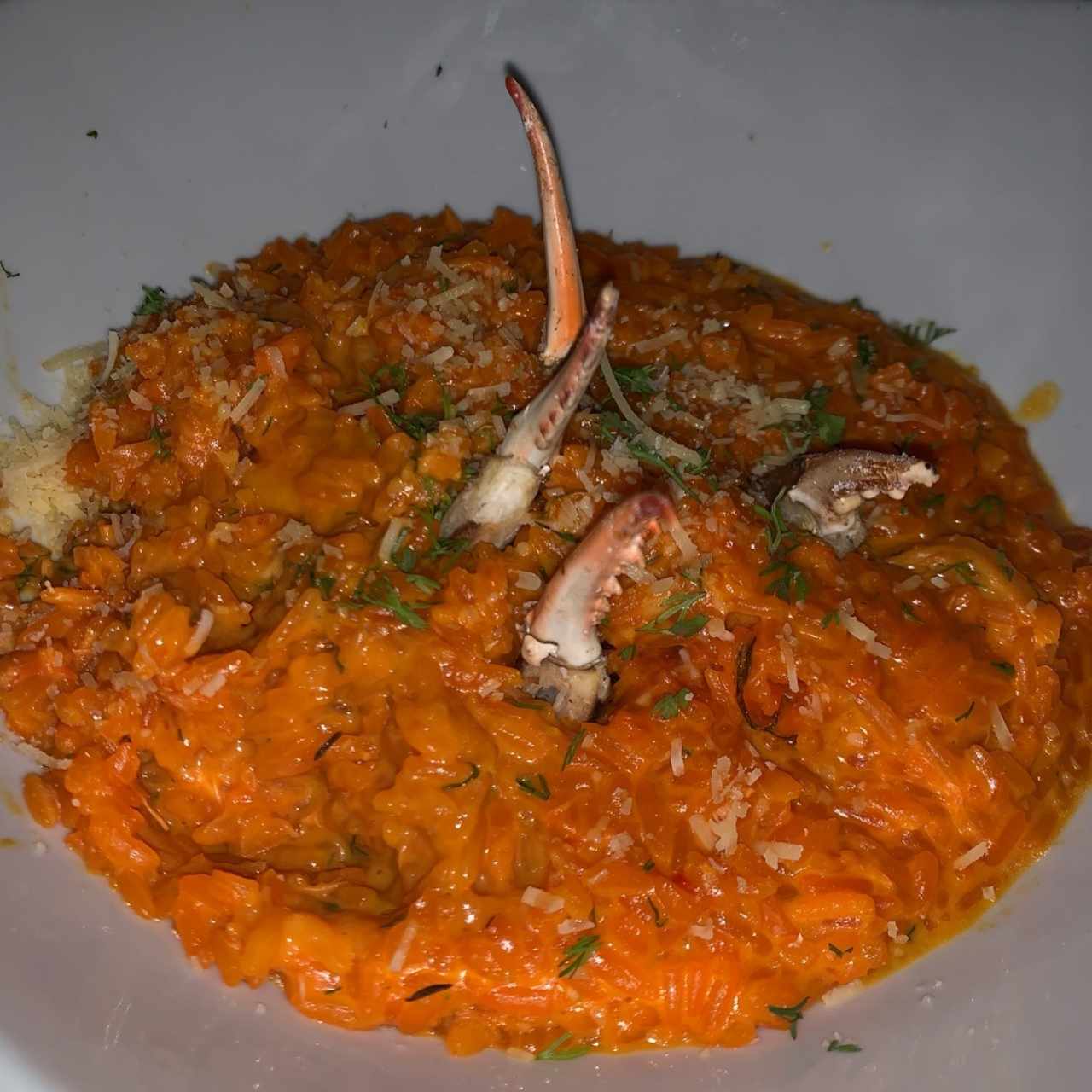 Arroz de camaron y cangrejo 