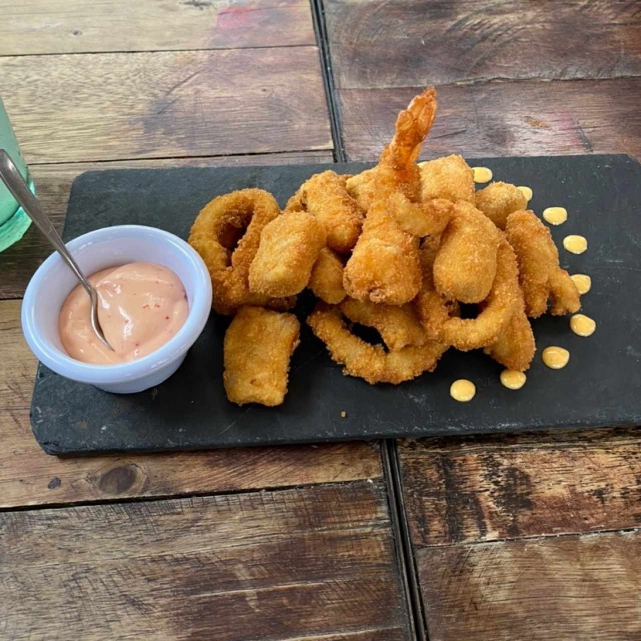 entrada Mariscos apanados