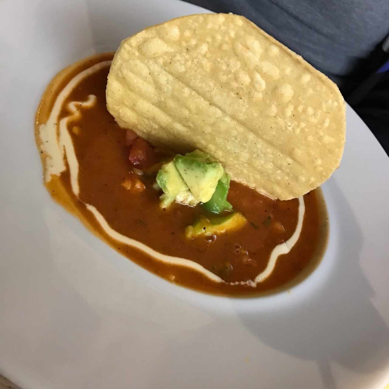 sopa mexicana de pollo