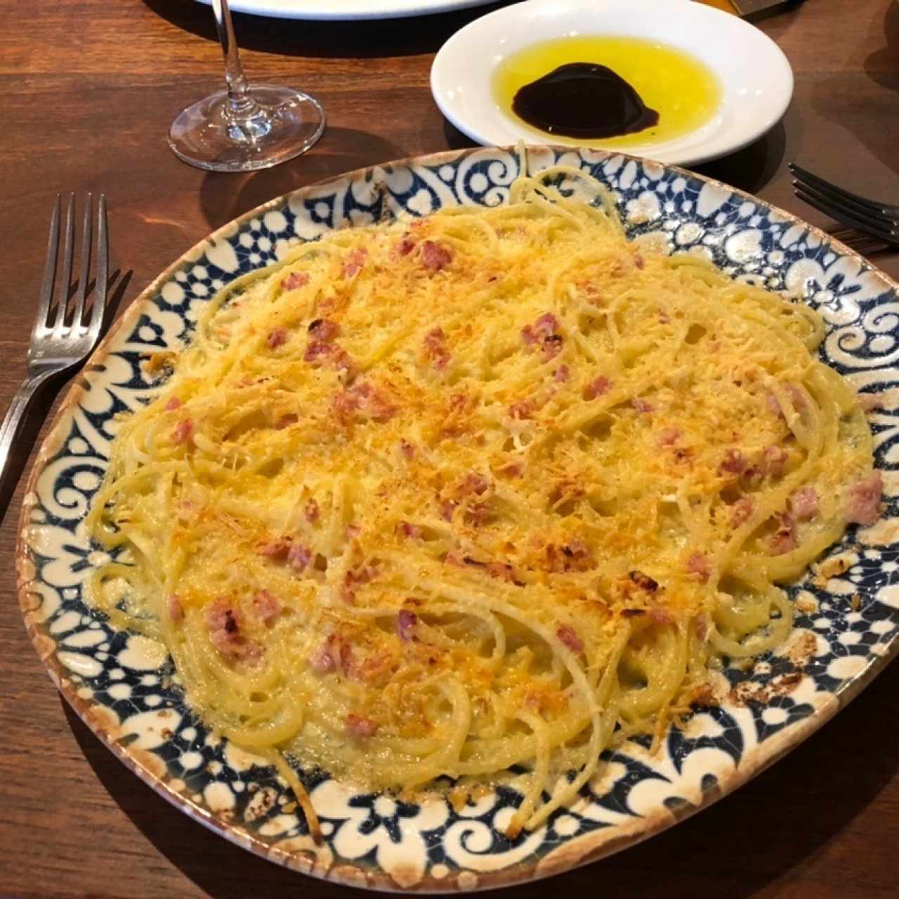 Linguini salsa bechamel