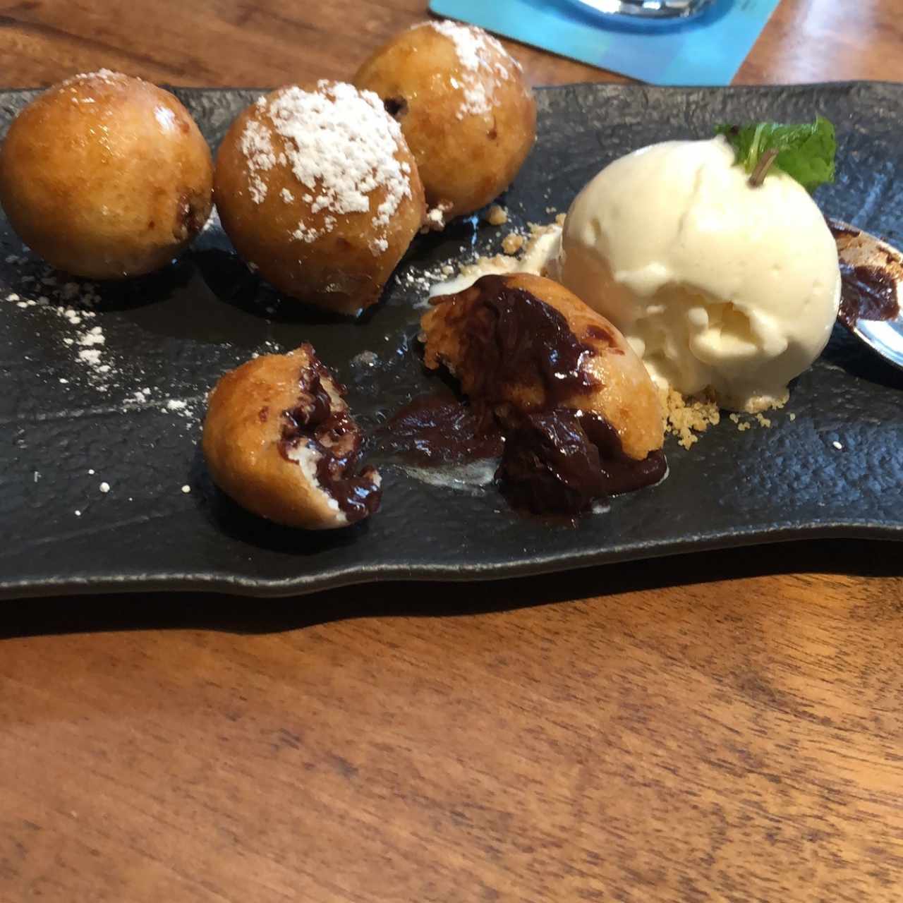 buñuelos de chocolate