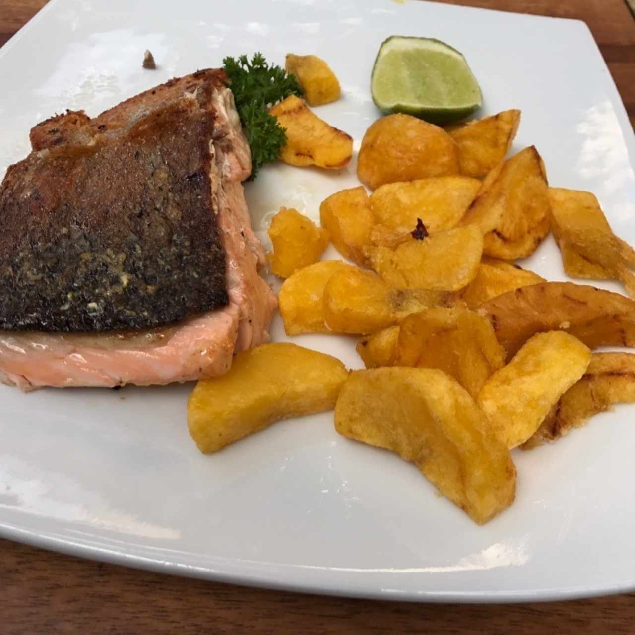 salmón a la plancha