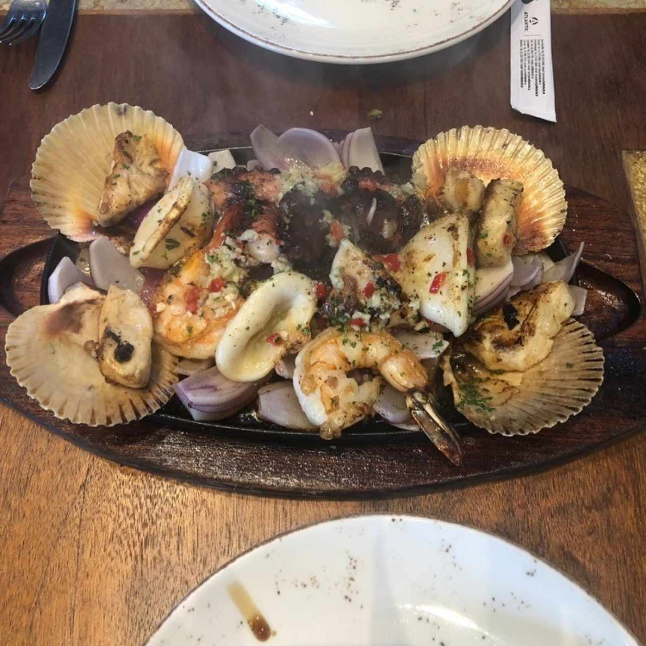 plancha al ajillo