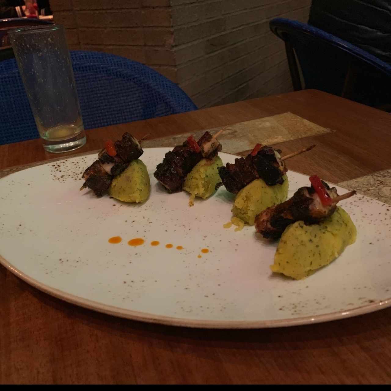 Anticucho de pulpo!