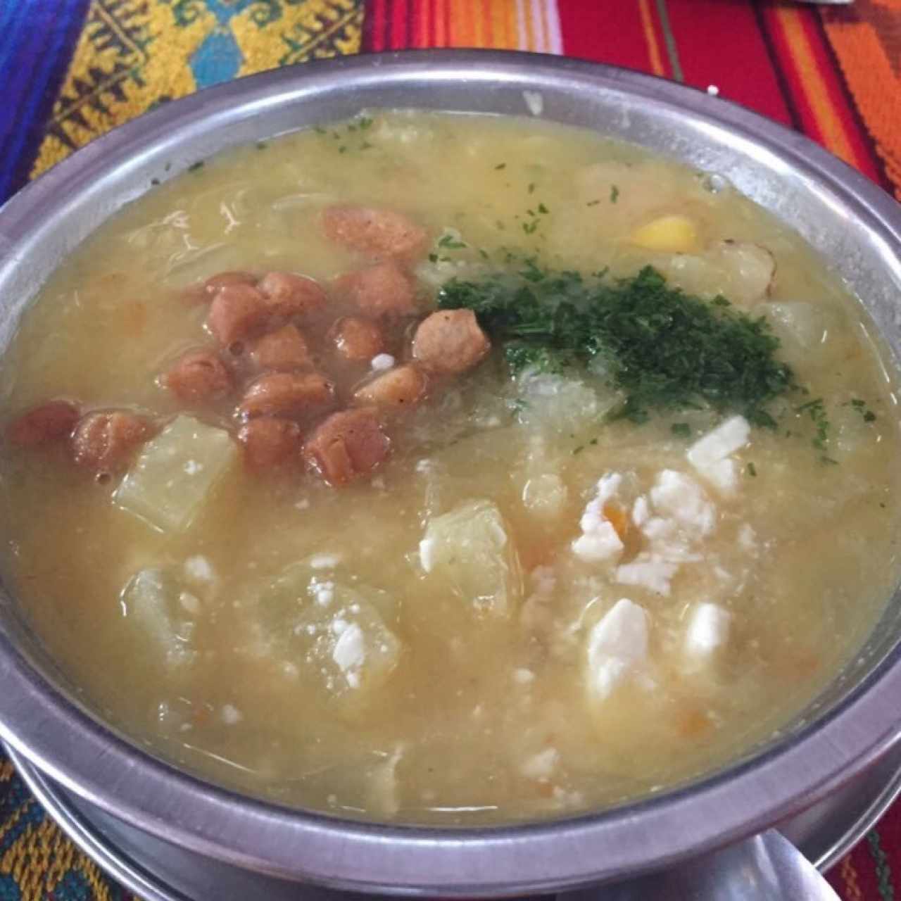 Locro de Papa + Queso + Calabaza