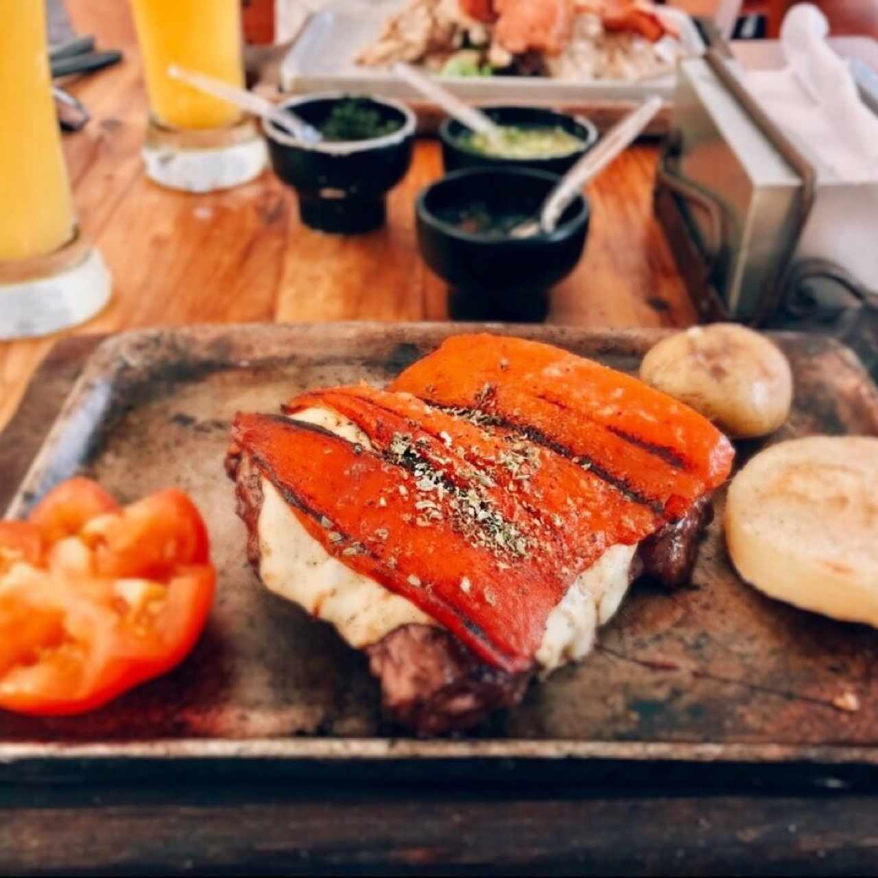 baby beef con pimentón