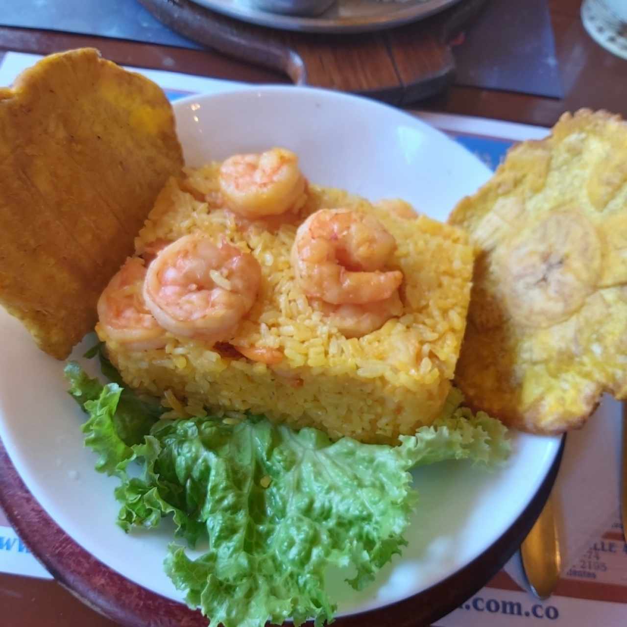 Arroz con camarón
