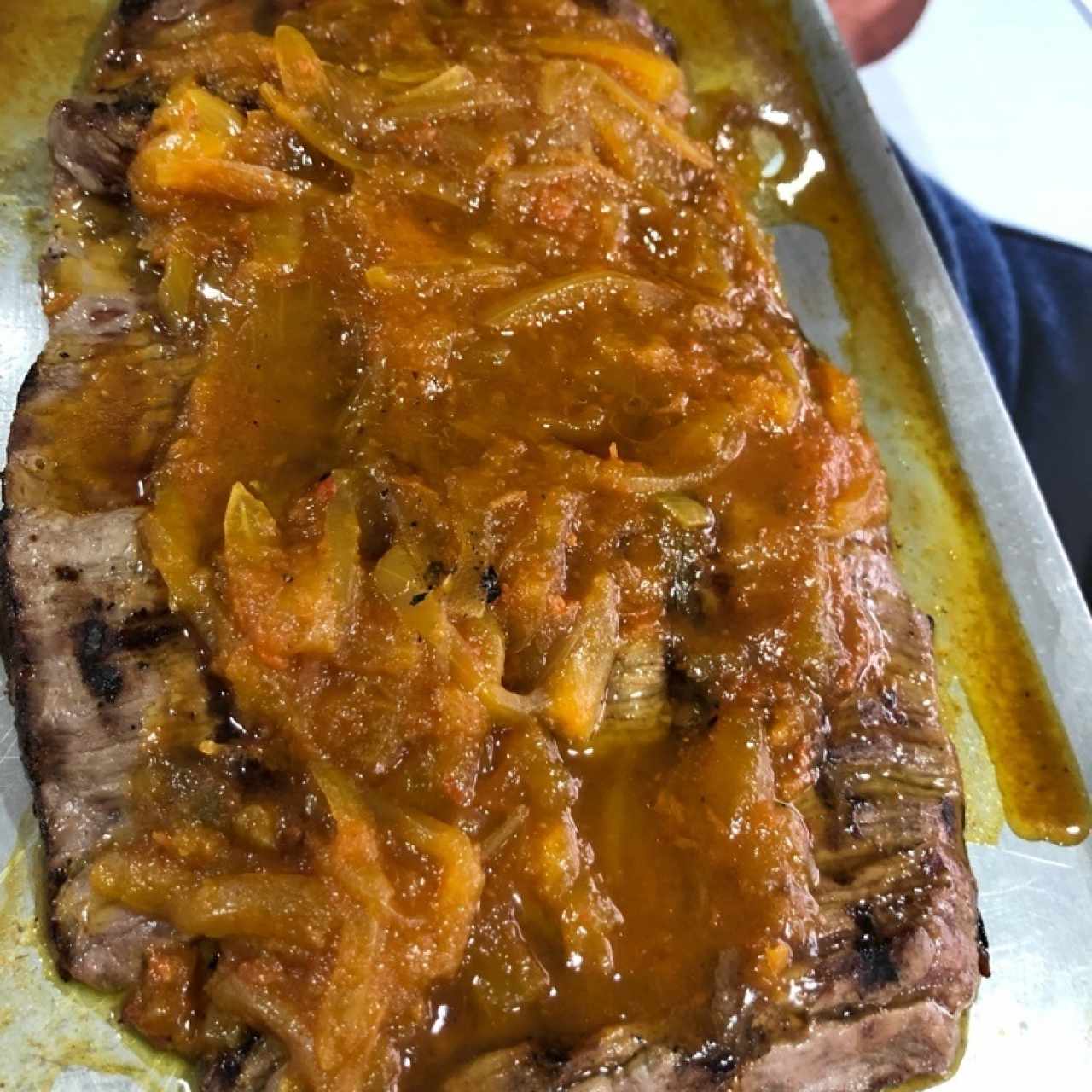 bistec al caballo