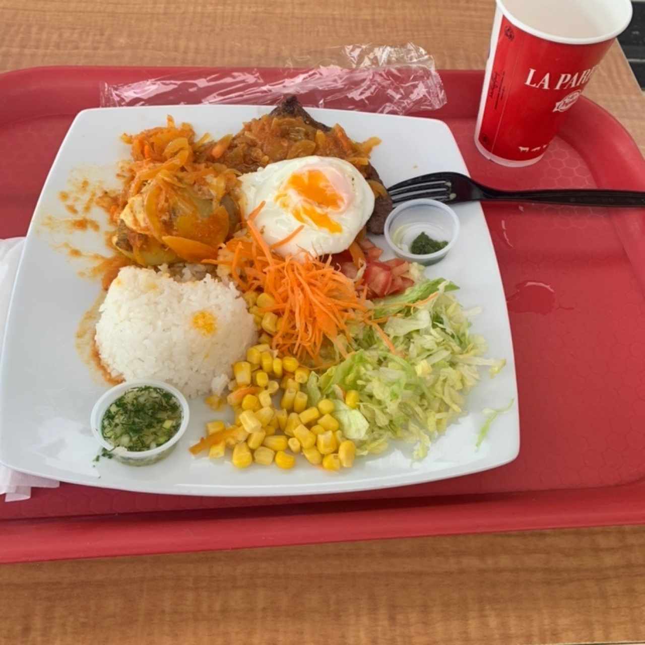 Combo parrila del dia. 