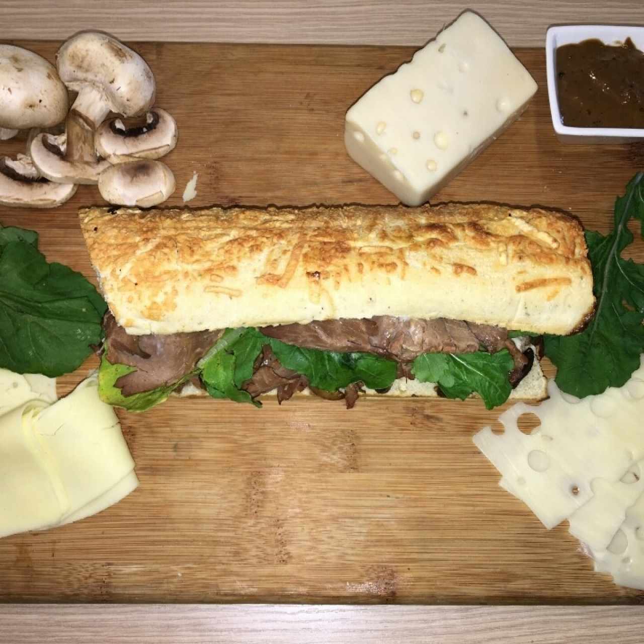 Sandwich Beef Hongos Melt