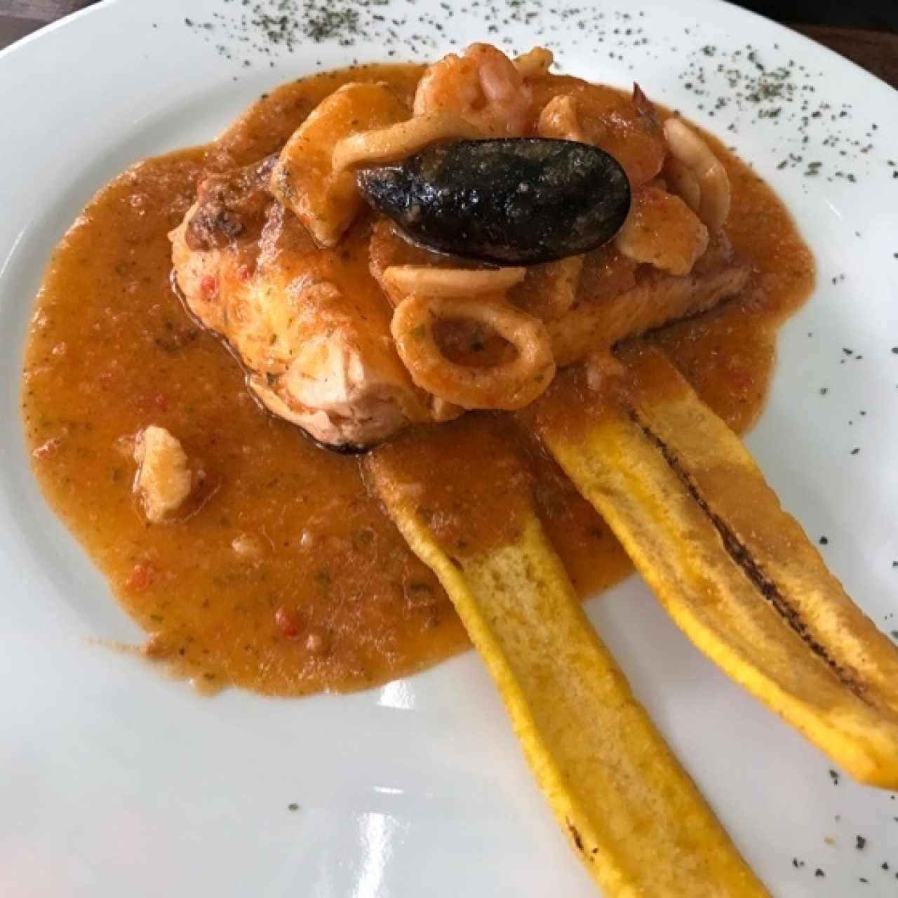 Salmon a la marinera