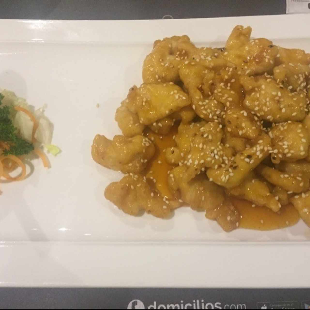 Pollo apanado