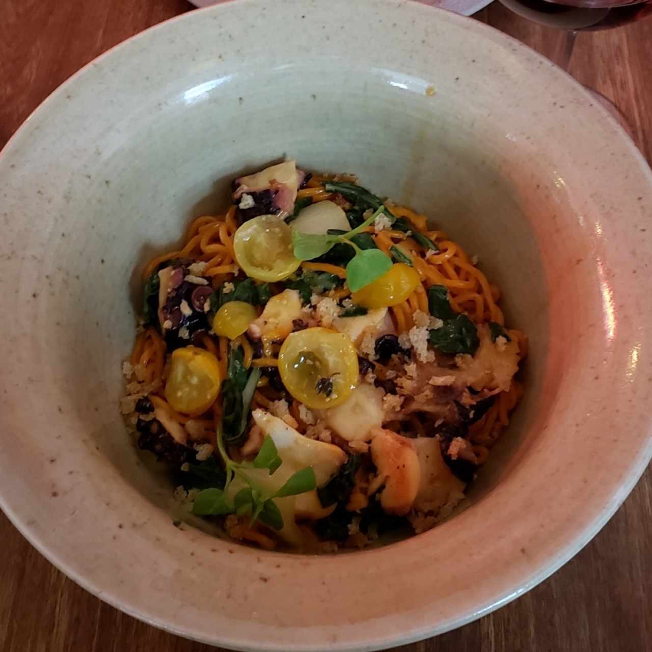 Spaghetti Achiotado Pacifico