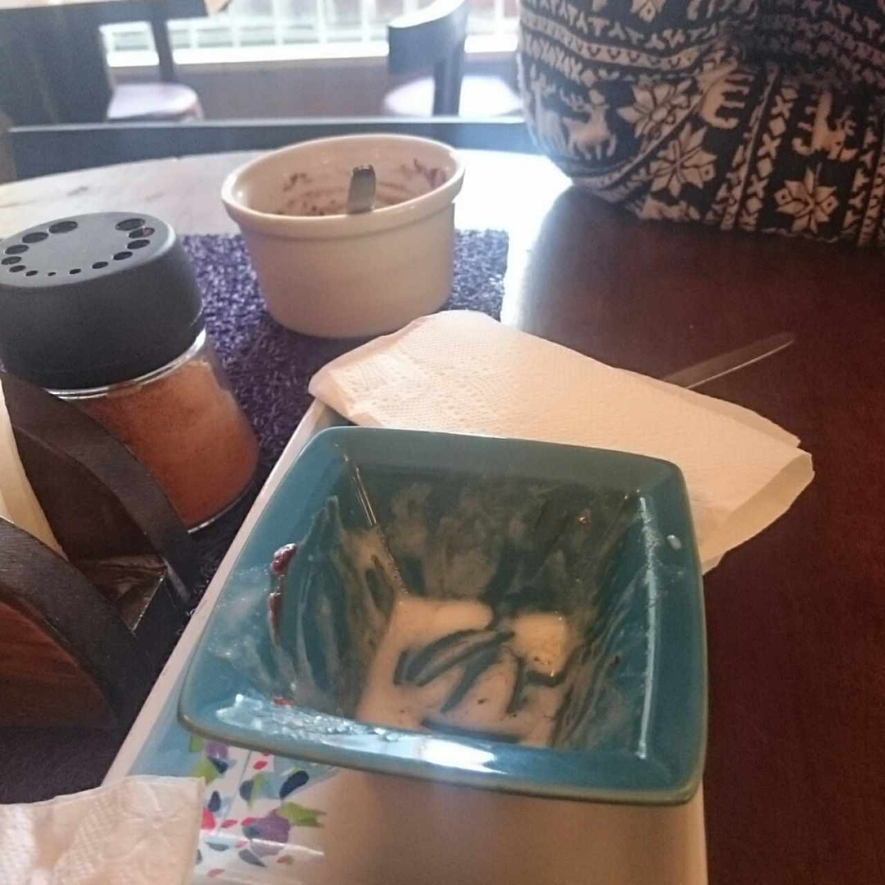 lo que quedó del volcán de chocolate 🌋 🍫 