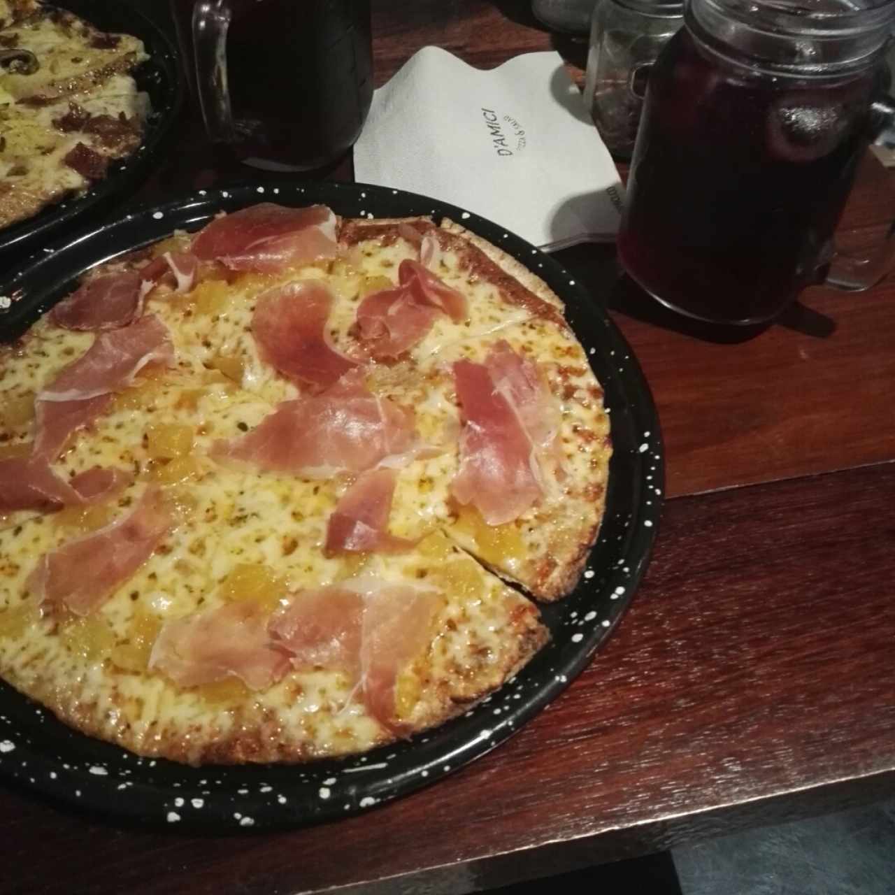 Jamón Serrano y Piña