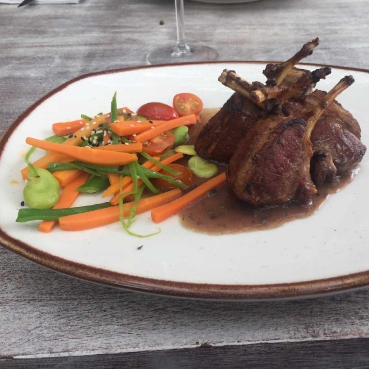 Chuletas de cordero al horno