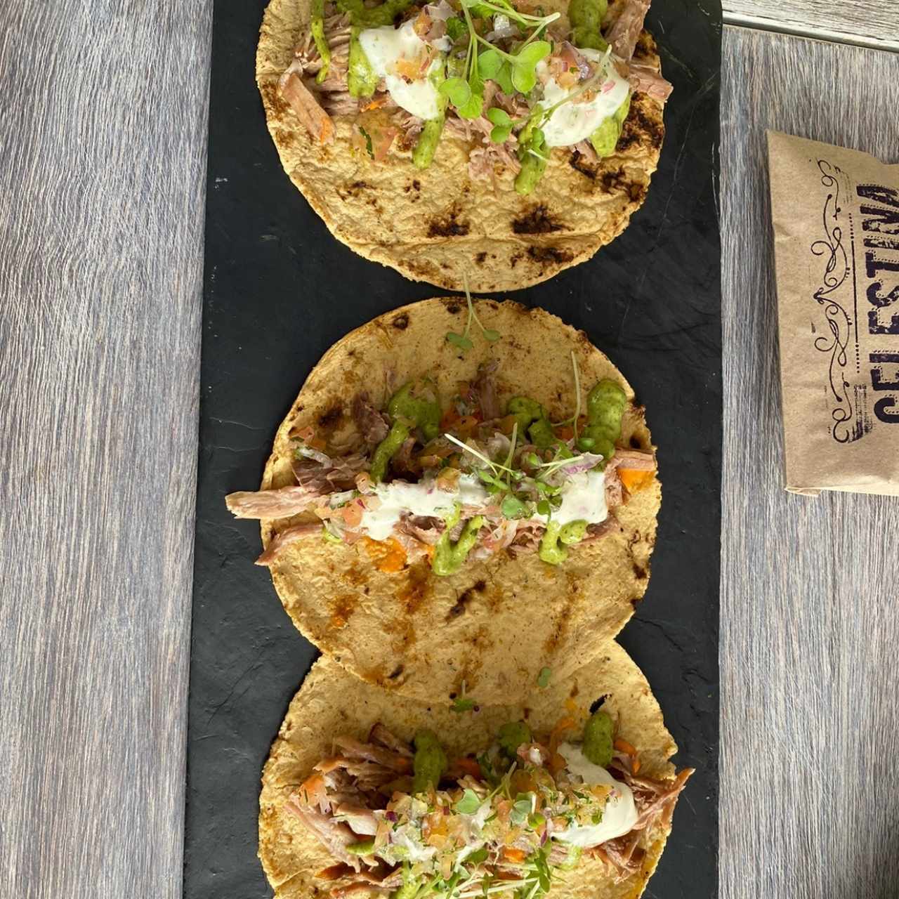 Tacos de chicharrón