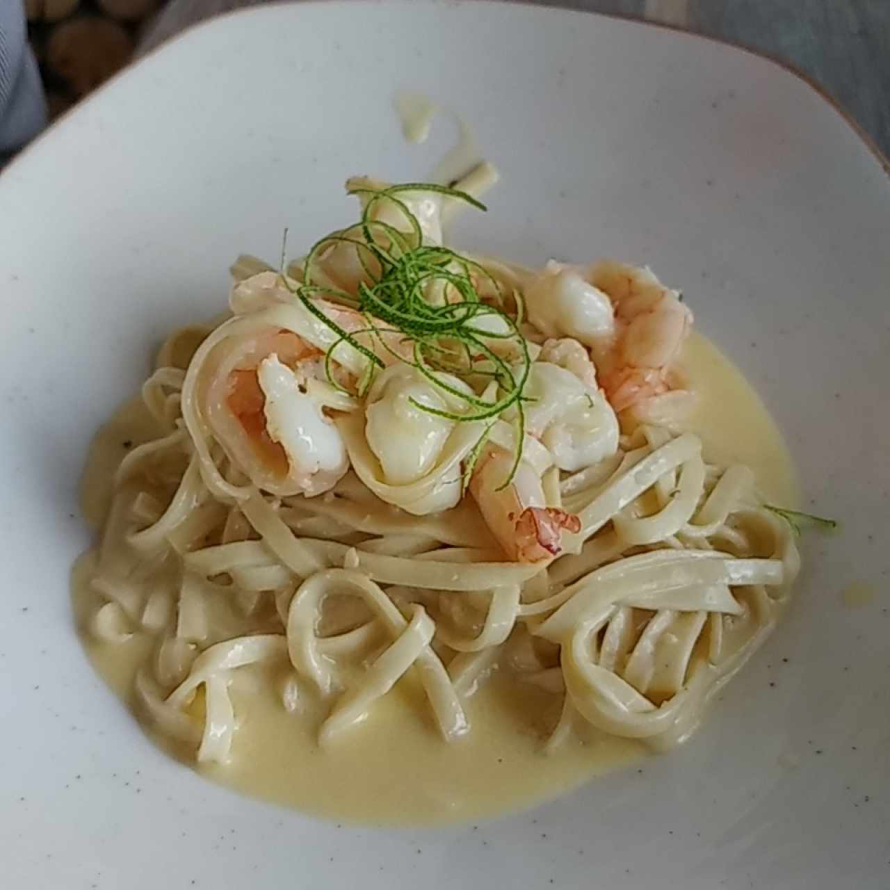 linguini al limón