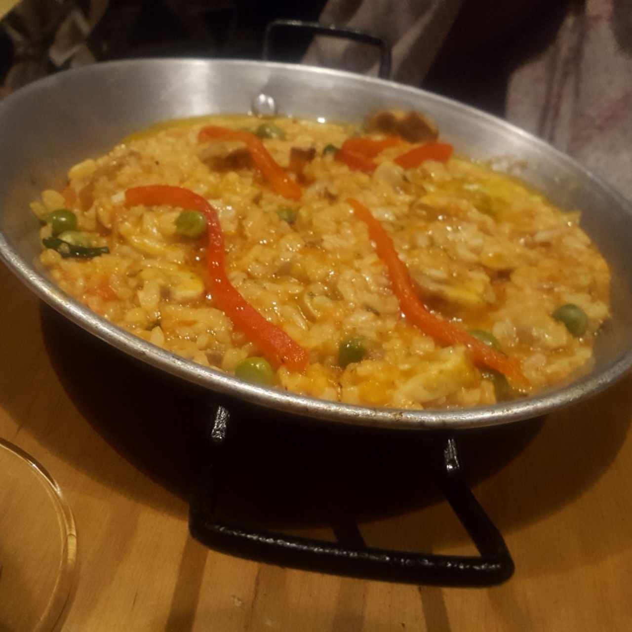 Arroz con hongos de temporada 
