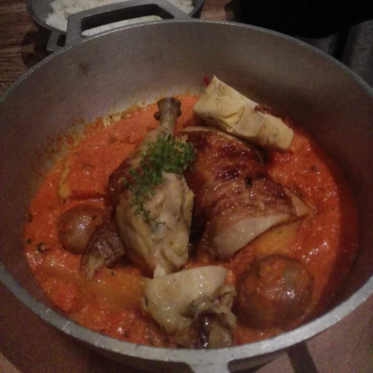 Pollo sudado