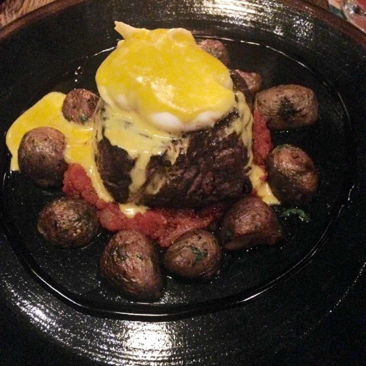bistec a caballo