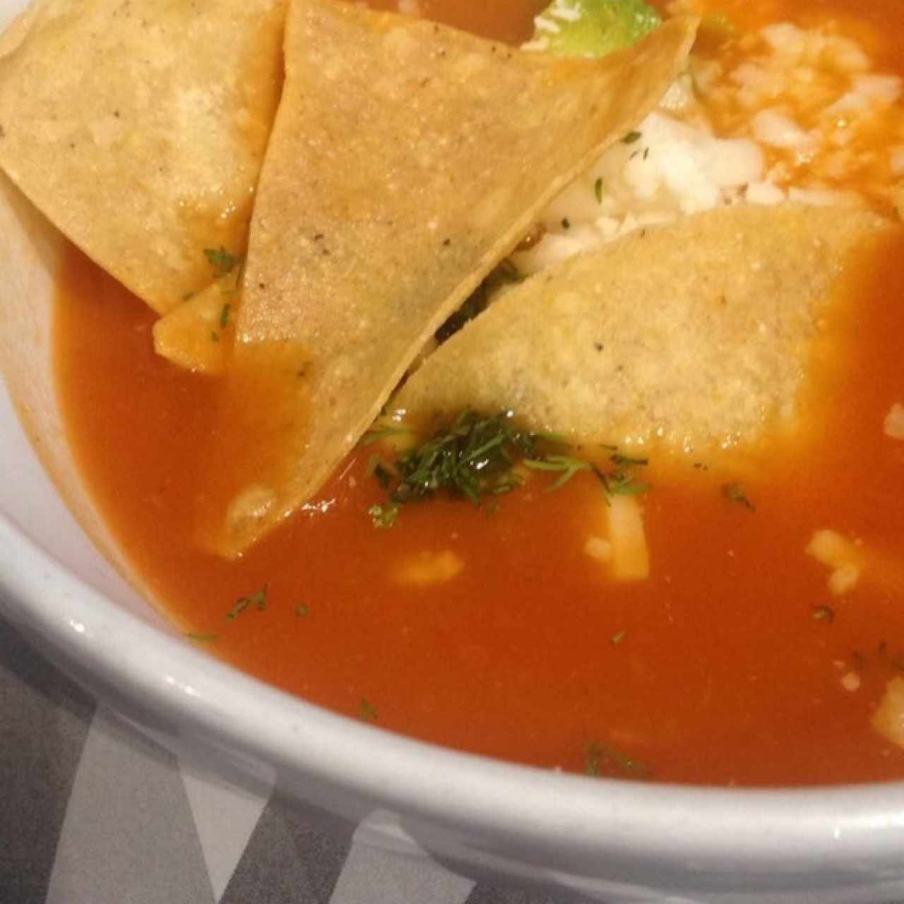Sopa de tortilla