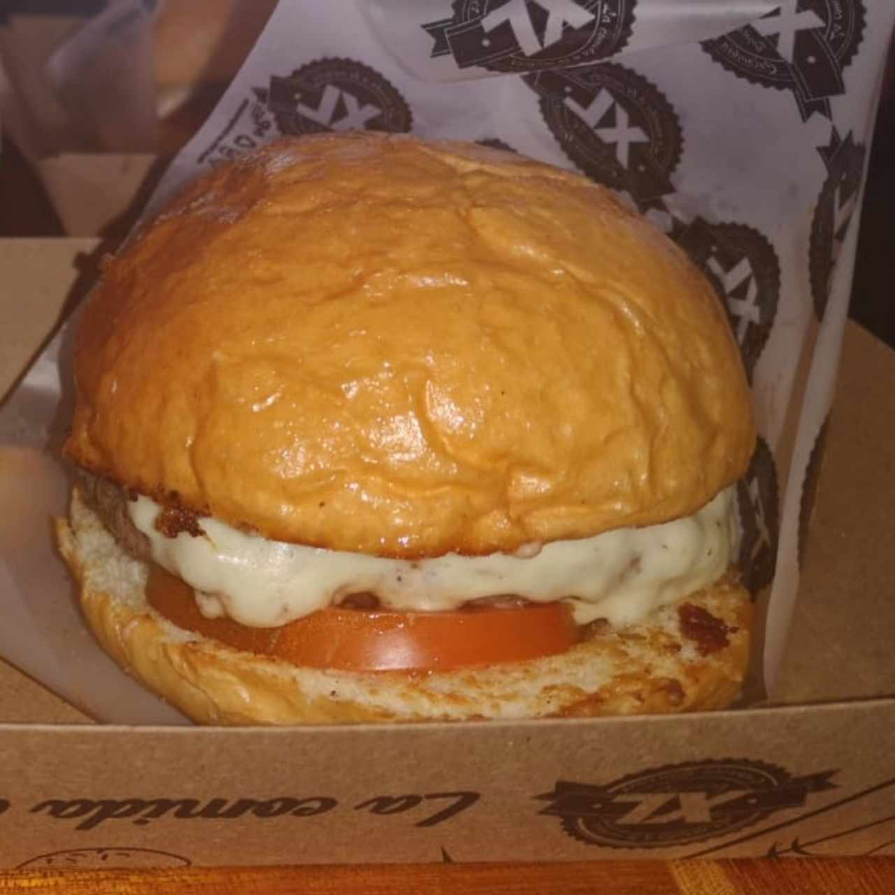 hamburguesa talla M
