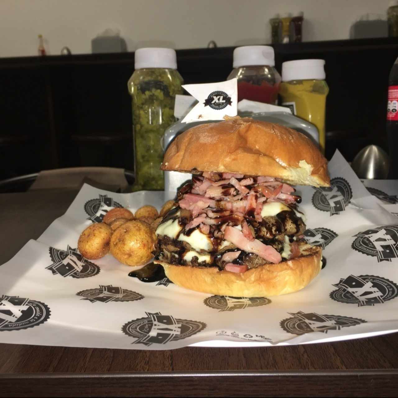 Hamburguesa de dos pisos 