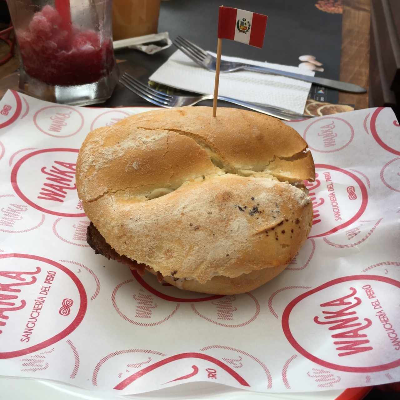 sanguche de asado criollo