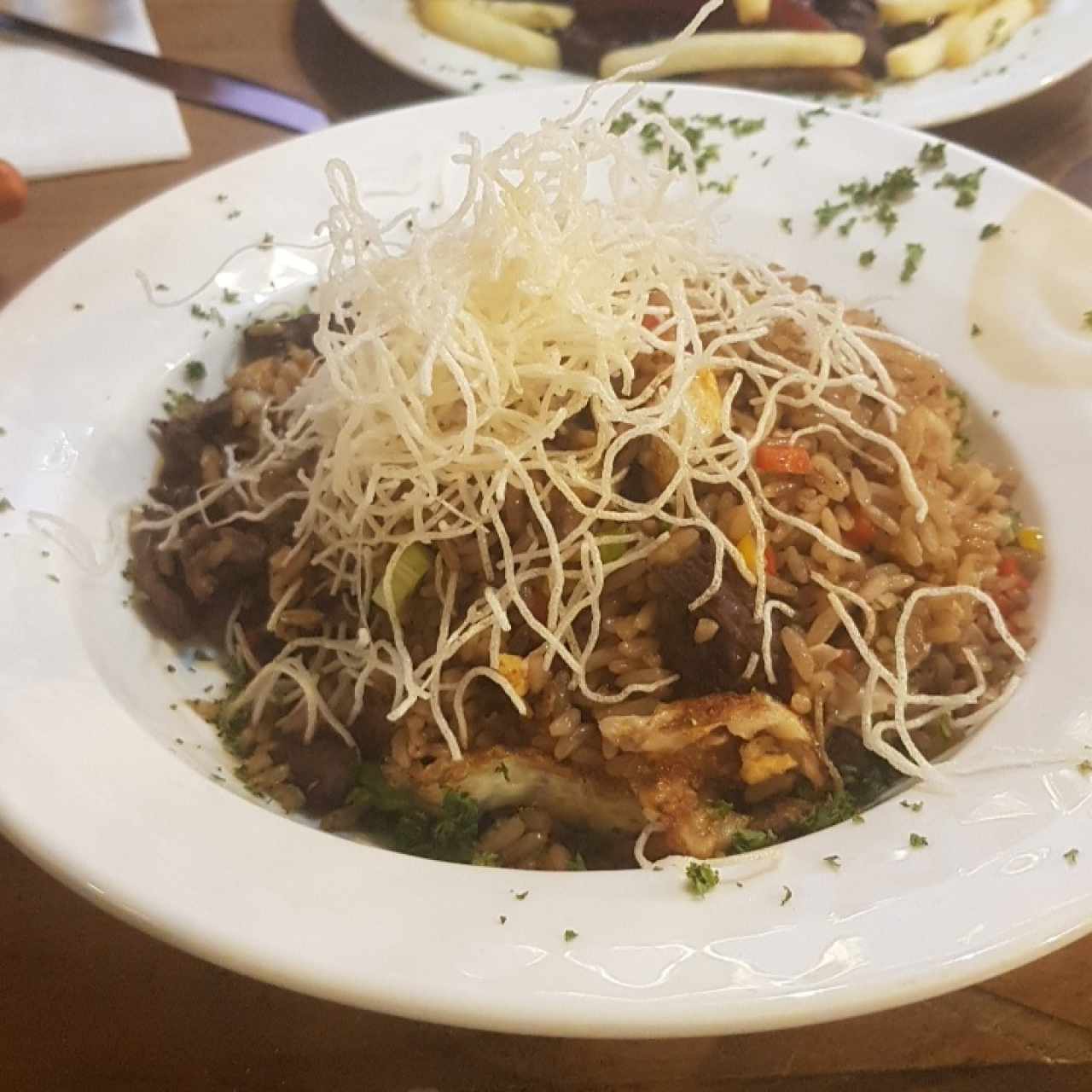 Arroz Chaufa con lomo fino