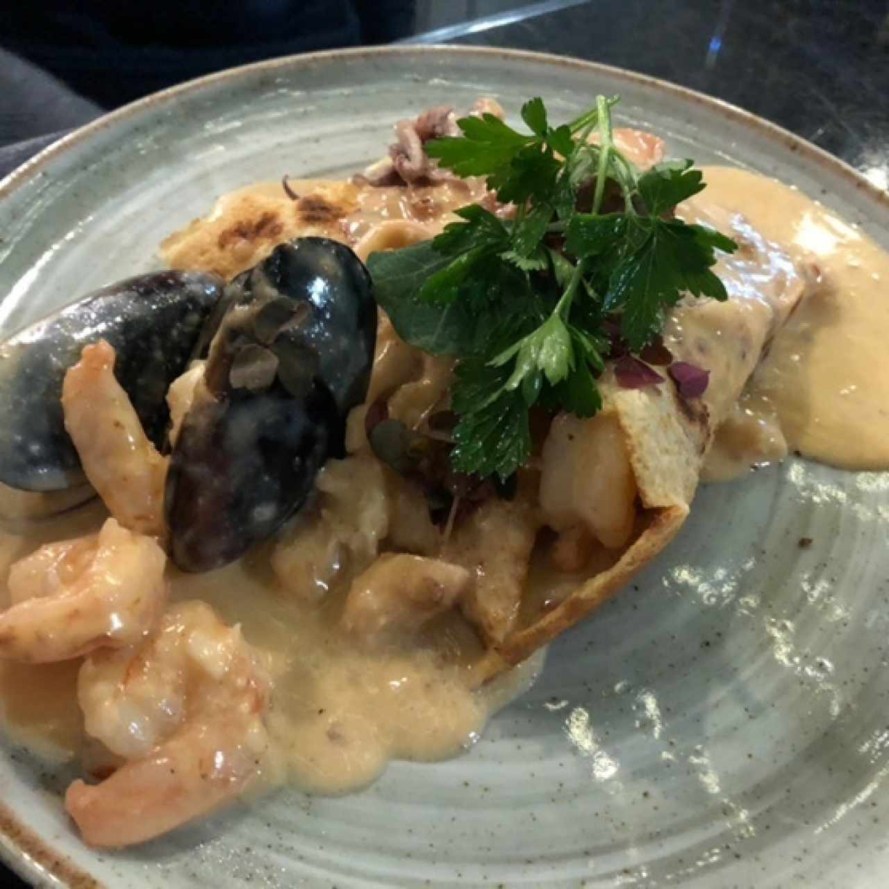 Crepes Frutos Del Mar