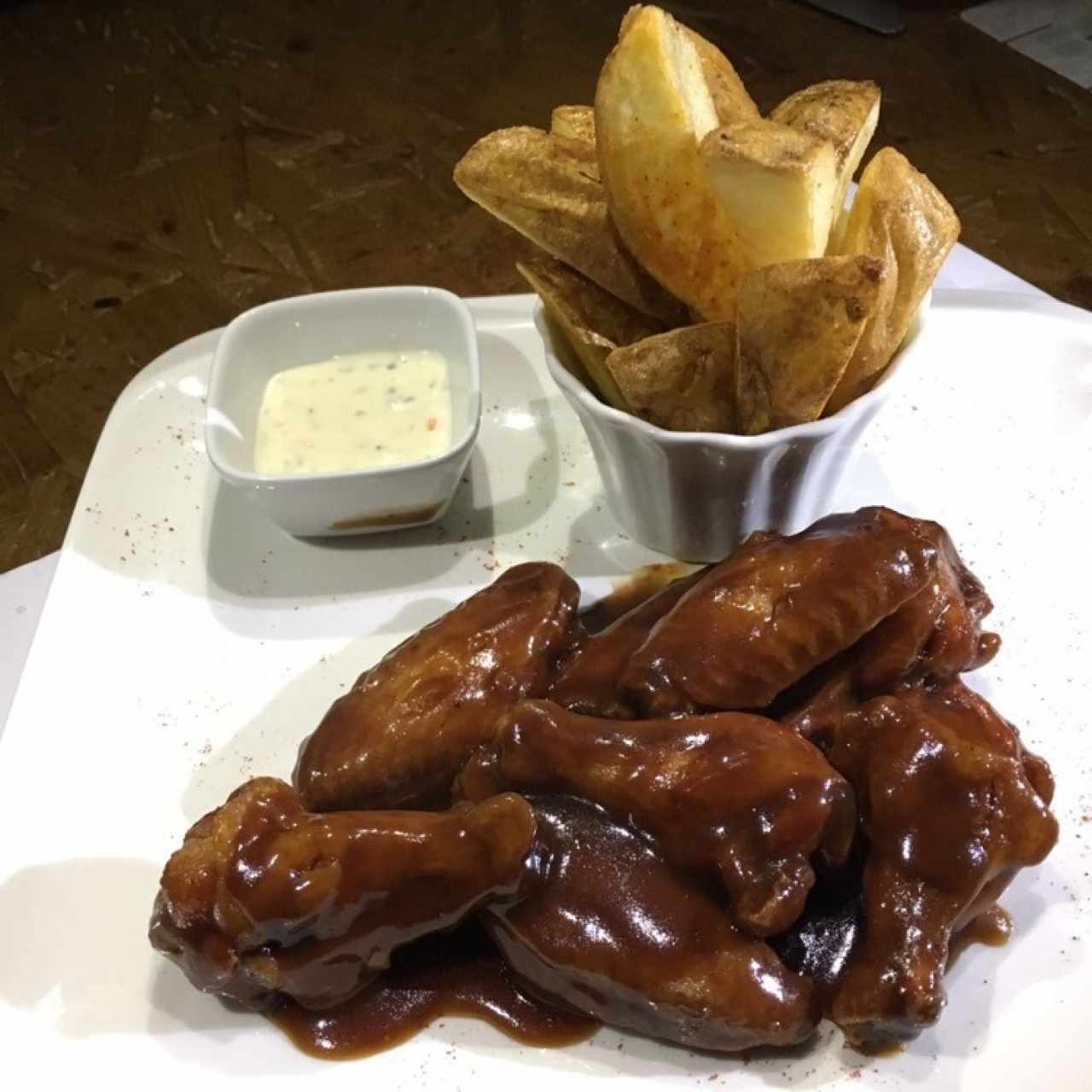 Alitas bbq