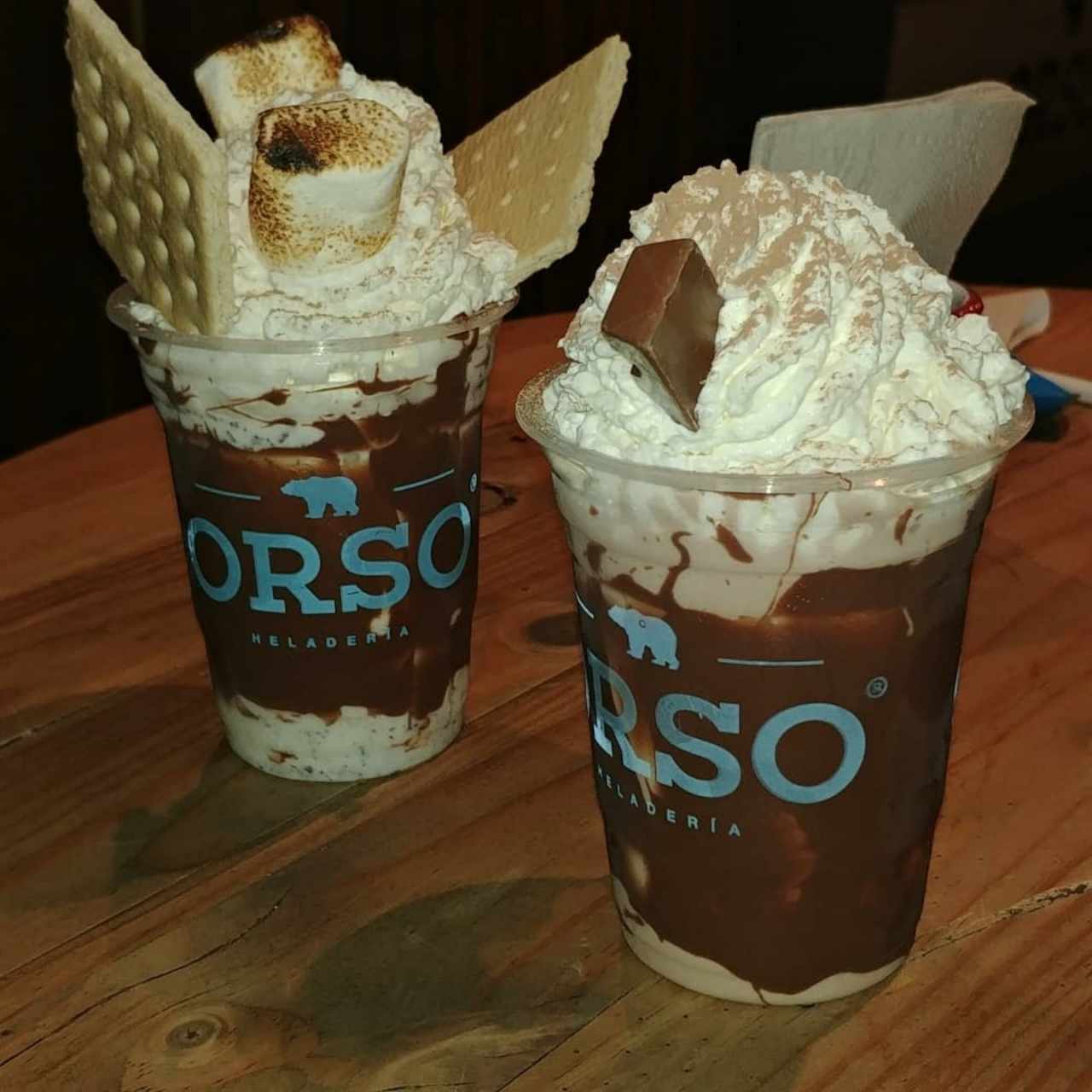 Malteada Nutella y S'mores