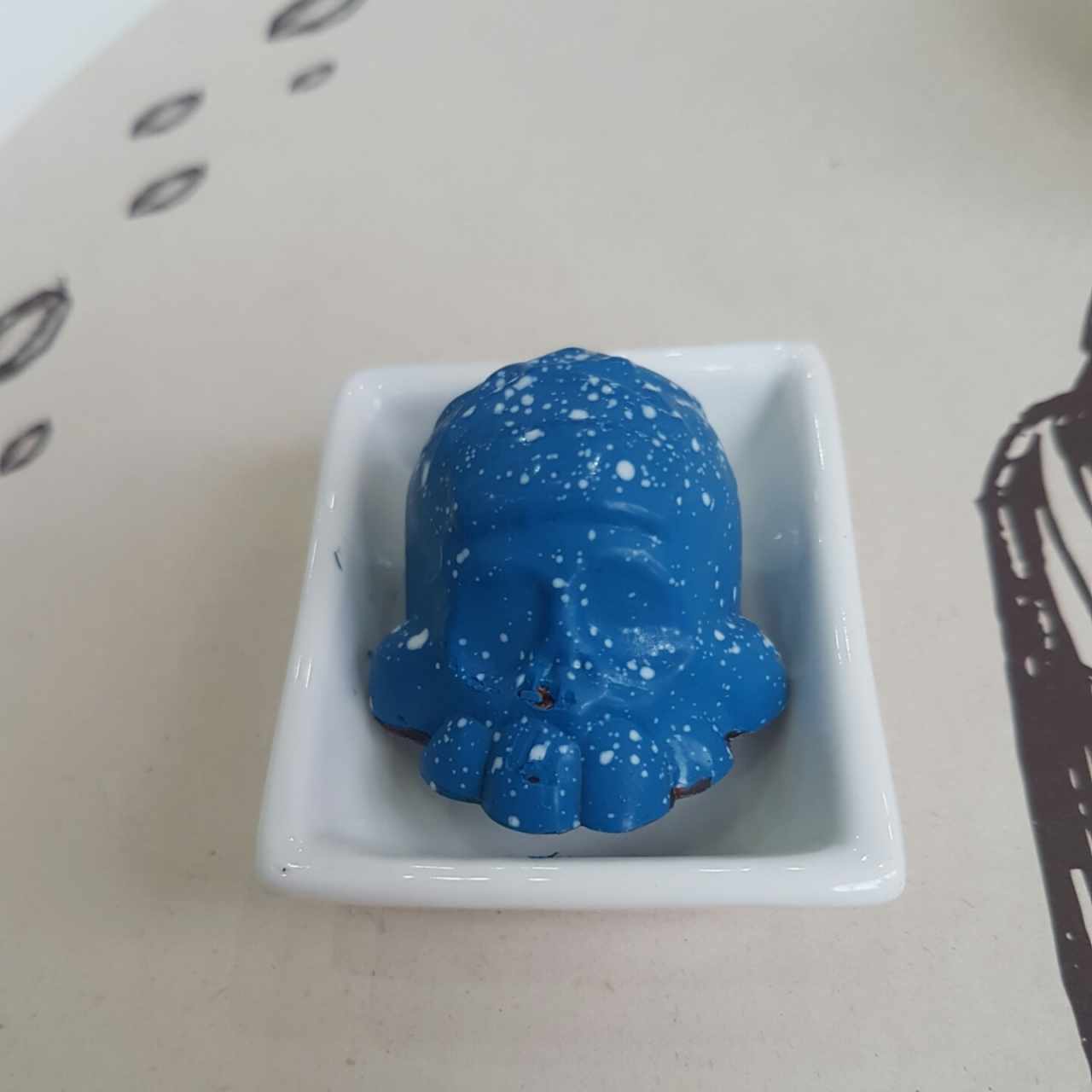 calavera de chocolate 