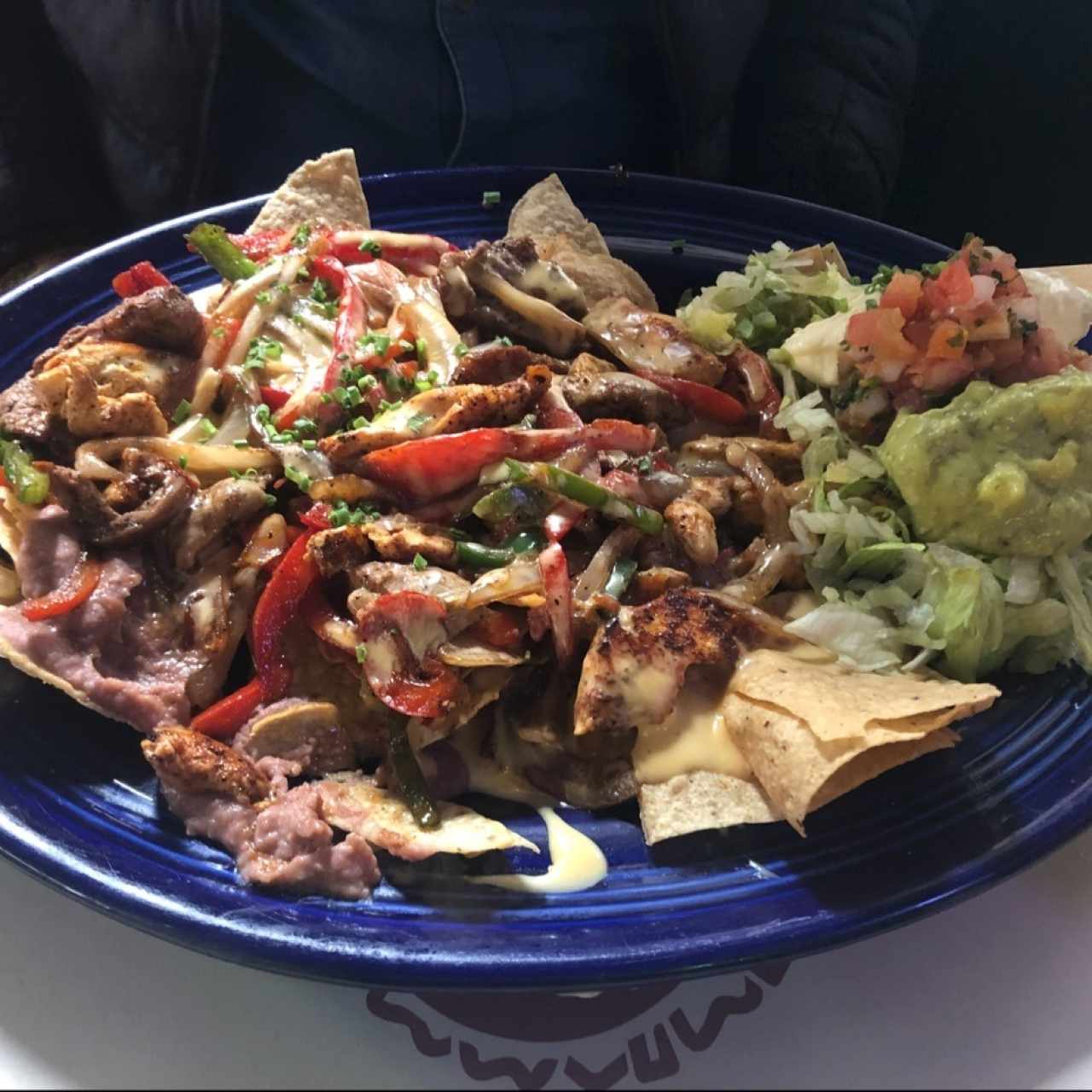 nachos con carne