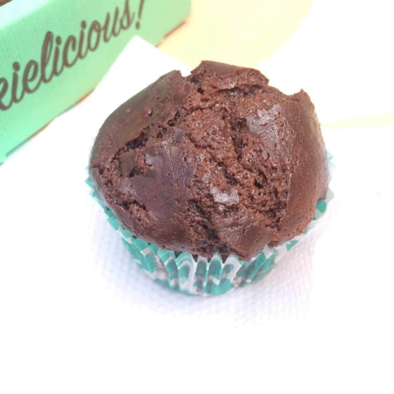 muffin de chocolate