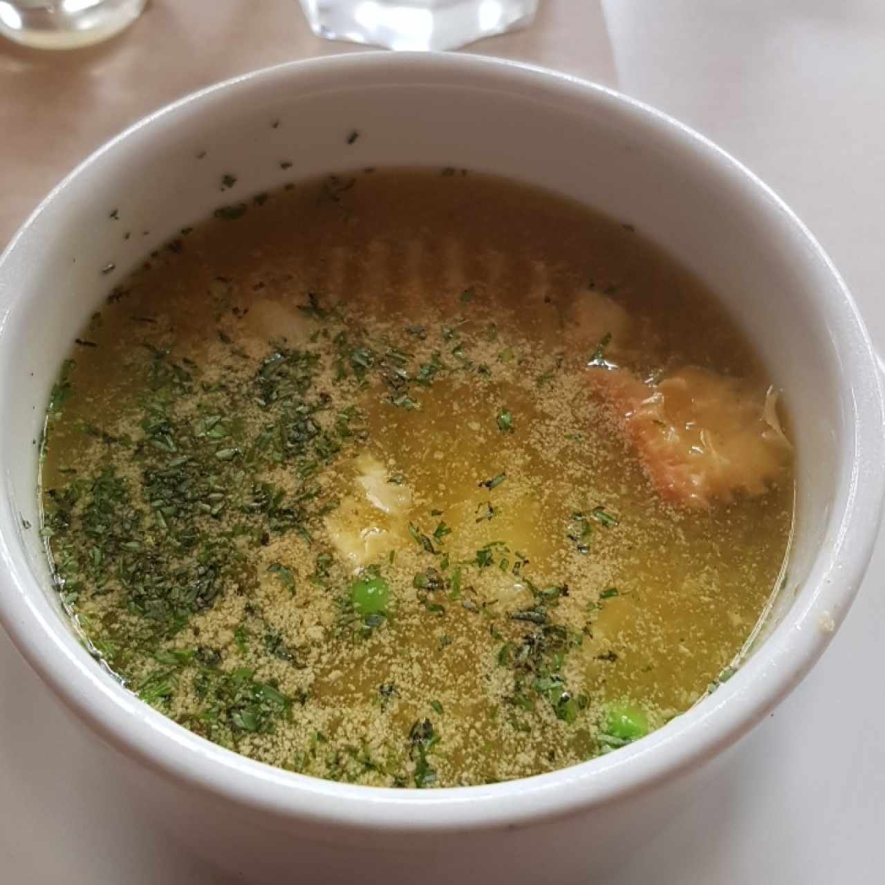 consome de pescado 