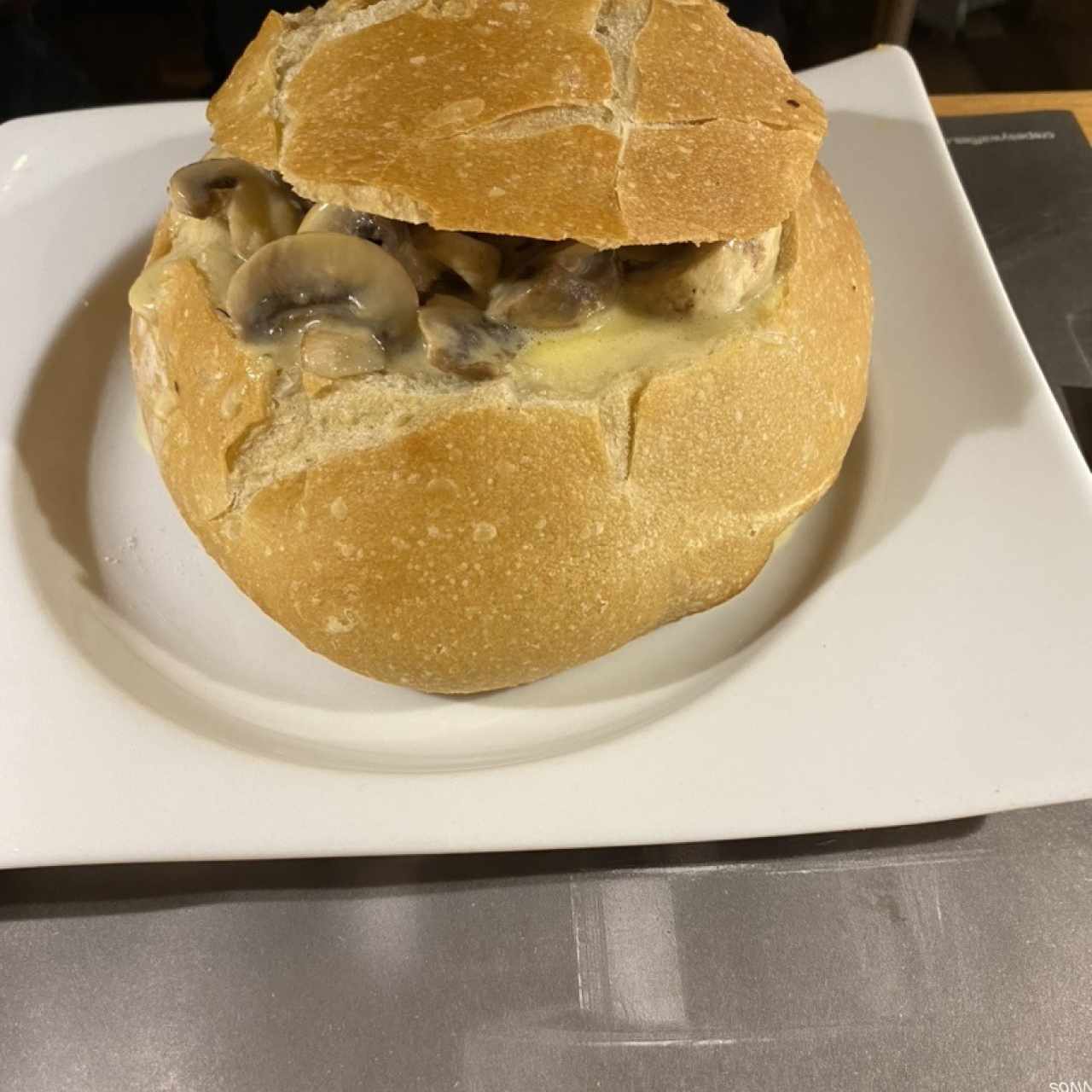 Panne champiñones 